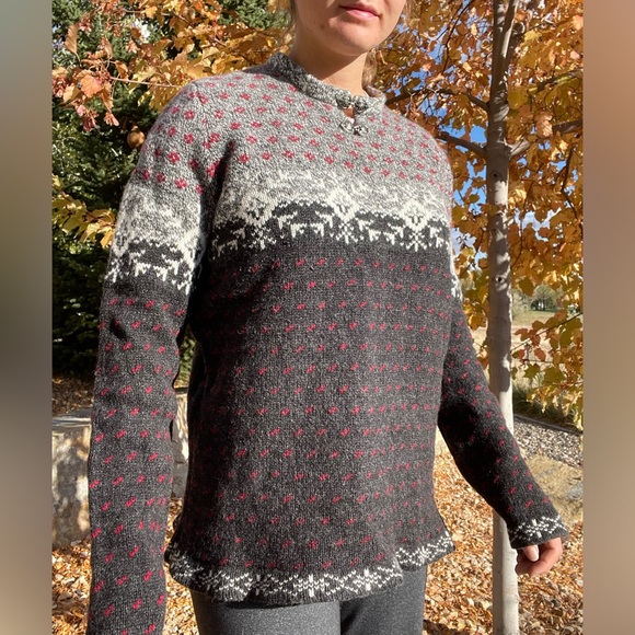 Vintage Woolrich Lambswool fair isle sweater - Picture 3 of 14